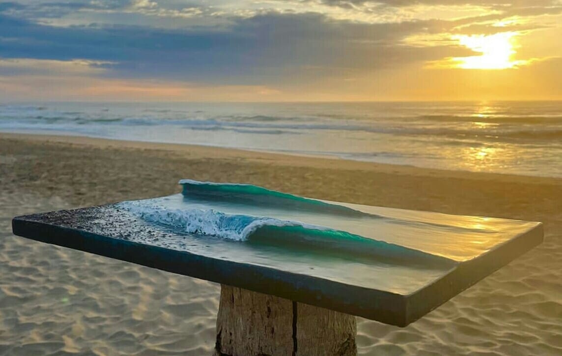 Ocean Wave Dining Table